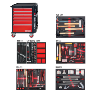 ชุดเครื่องมือรวม 84 ชิ้น พร้อมตู้ A01-06 Cetaform-A50BR-84A01