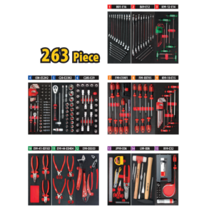 ชุดรวมเครื่องมือ 263 ชิ้น Cetaform-A50CR-263