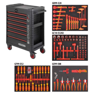 ชุดเครื่องมือรวม 132 ชิ้น พร้อมตู้ A01M-06 Cetaform-A50EV-132A01M