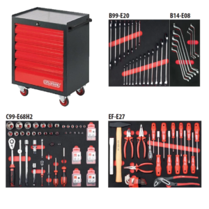 ชุดเครื่องมือรวม 123 ชิ้น พร้อมตู้ A02-06 Cetaform-A50TK-123A02