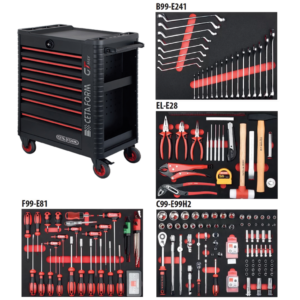 ชุดเครื่องมือรวม 232 ชิ้น พร้อมตู้ A01M-06 Cetaform-A50TK-232/2A01M