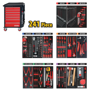 ชุดเครื่องมือรวม 241 ชิ้น พร้อมตู้ A01-07 Cetaform-A50TK-241A01