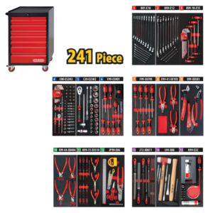 ชุดเครื่องมือรวม 241 ชิ้น พร้อมตู้ A02-07 Cetaform-A50TK-241A02