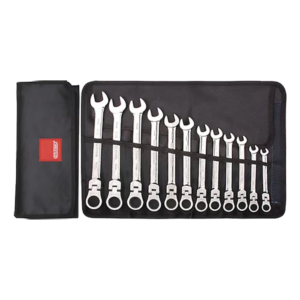 ชุดประแจเกียร์หัวปรับได้ 12 ชิ้น (ซองผ้า) Cetaform-B06-R12