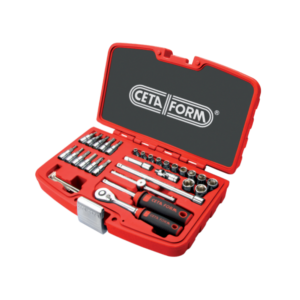 ชุดลูกบ๊อกซ์ 6 เหลี่ยม 1/4" 35 ชิ้น Cetaform-C00-35PH2