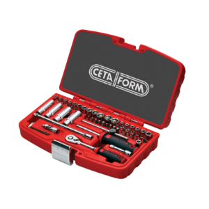 ชุดลูกบ๊อกซ์ 6 เหลี่ยม 1/4" 50 ชิ้น Cetaform-C00-50PH2