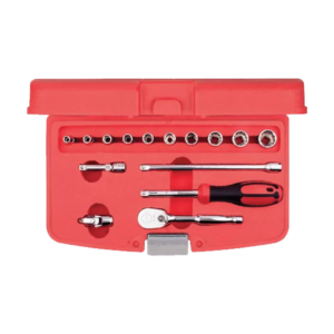 ชุดลูกบ๊อกซ์ 12 เหลี่ยมแบบหุล 1/4" 15 ชิ้น Cetaform-C00A-15PBT