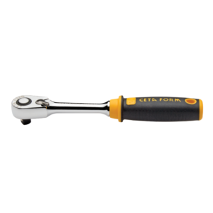ด้ามก๊อกแก๊กชนิดขันไว 1/4" แบบโค้ง 45 ฟัน Cetaform-C01-14N
