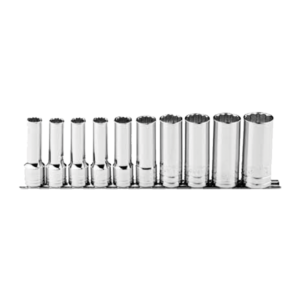 ชุดลูกบ๊อกซ์ 12 เหลี่ยมยาว 1/4"10 ชิ้น Cetaform-C04A-RB10