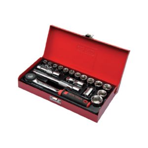 ชุดลูกบ๊อกซ์ 6 เหลี่ยม 3/8" 18 ชิ้น Cetaform-C10-18MH4