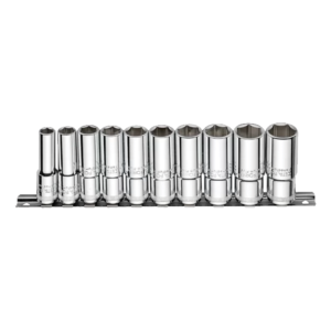 ชุดลูกบ๊อกซ์ 6 เหลี่ยมยาว 3/8" 10 ชิ้น Cetaform-C14-RH10