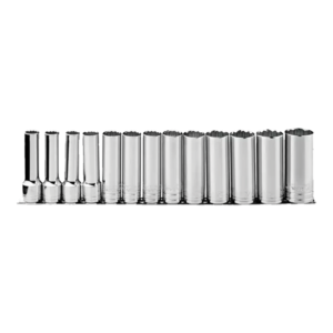 ชุดลูกบ๊อกซ์ 12 เหลี่ยมยาว 3/8" แบบหุล 13 ชิ้น Cetaform-C14A-RB13