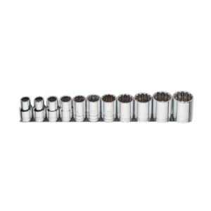 ชุดลูกบ๊อกซ์ 12 เหลี่ยม 1/2" แบบหุล 11 ชิ้น Cetaform-C22A-RB11