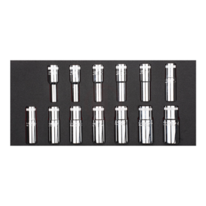 ชุดลูกบ๊อกซ์ยาว 1/2" 13 ชิ้น Cetaform-C24-E13H