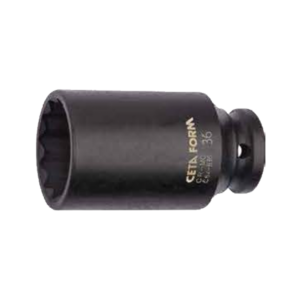 ลูกบ๊อกซ์ลมแบบยาว 12 เหลี่ยม 1/2" 36mm Cetaform-C64-B36