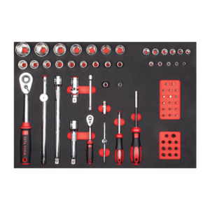 ชุดลูกบ๊อกซ์ 6 เหลี่ยม 1/2"+1/4" 68 ชิ้น Cetaform-C99-E68H2