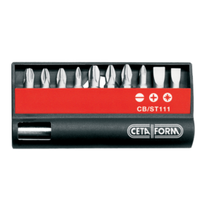 ชุดดอกไขควง ปากแบน/แฉก/โพซิไดร์ฟ 11 ชิ้น Cetaform-CB/ST111