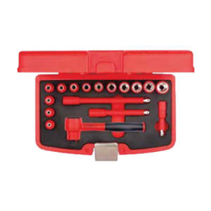 ชุดด้ามขันก็อกแก็กชนิดขันเร็วกันไฟ(VDE) 3/8" 19ชิ้น Cetaform-GC10-19PH2