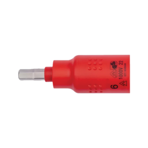 ลูกบ๊อกซ์ไขควงหกเหลี่ยมกันไฟ(VDE) 3/8" 8mm Cetaform-GC18S-H08