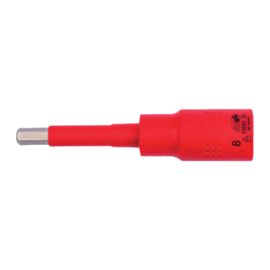 ลูกบ๊อกซ์ไขควงหกเหลี่ยมกันไฟยาว(VDE) 1/2" 10mm Cetaform-GC28S-H10L